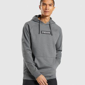 Gymshark Mens CENTRAL HOODIE Charcoal L